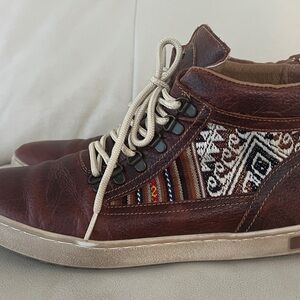 INKKAS Brown Leather Camping Boot, Men’s, Size 13 Leather